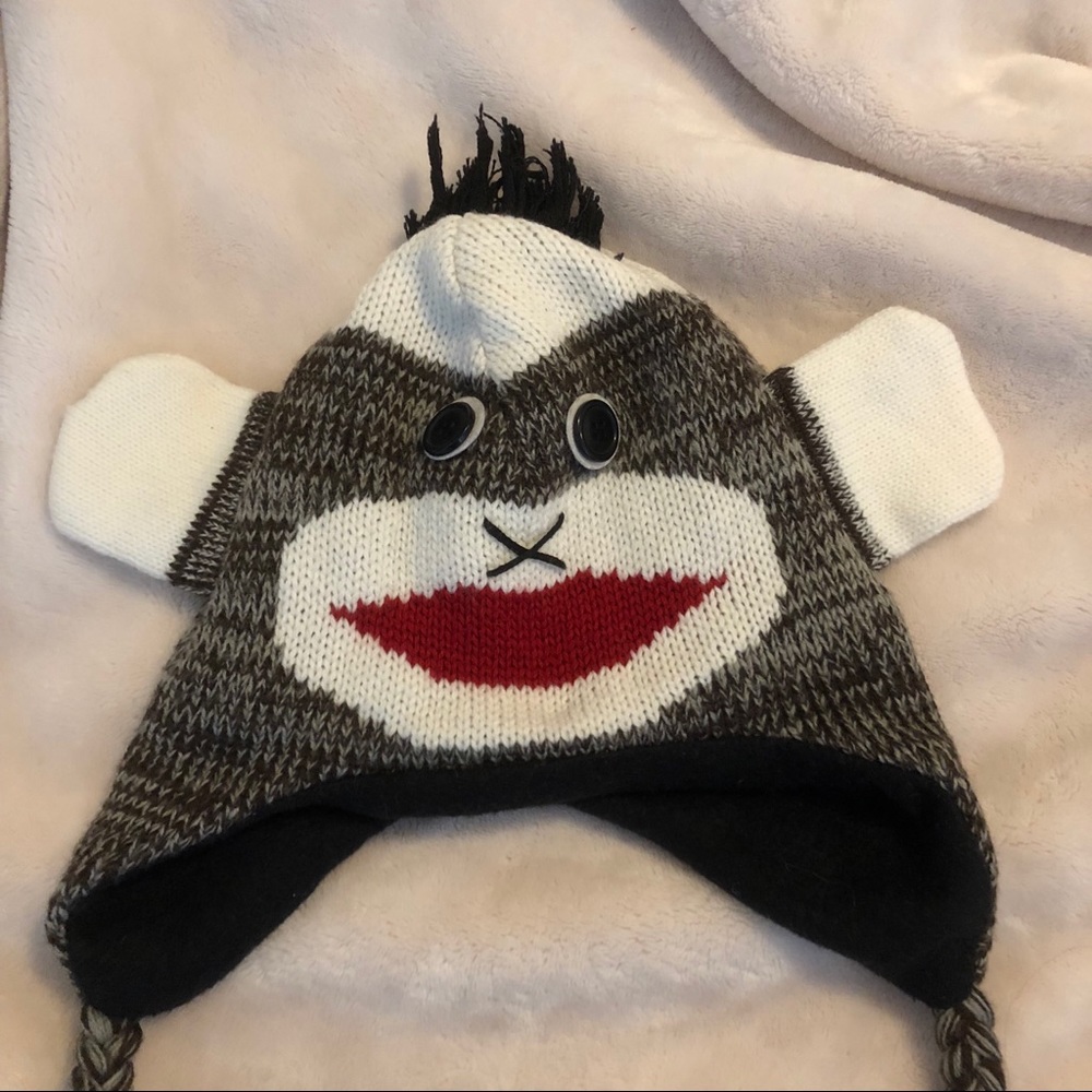 sock monkey hat